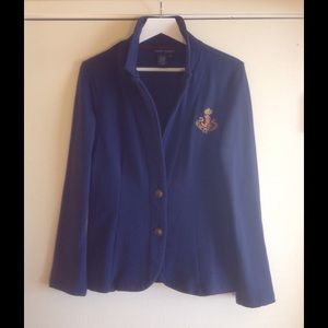 Ralph Lauren Navy Blazer Sweater